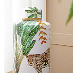 Ваза фарфоровая с ручной росписью Leopard Collection  варинант исполнения - 5 | Loft Concept в Ульяновске