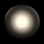 Встраиваемый спот светодиодный круглый черного цвета с углублением Ombra Lux  варинант исполнения - 3 | Loft Concept в Ульяновске