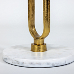 Кофейный столик с белой мраморной столешницей Clipper варинант исполнения - 3 | Loft Concept в Ульяновске