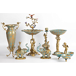 Фарфоровая чаша Фонтан птиц Verena варинант исполнения - 2 | Loft Concept в Ульяновске