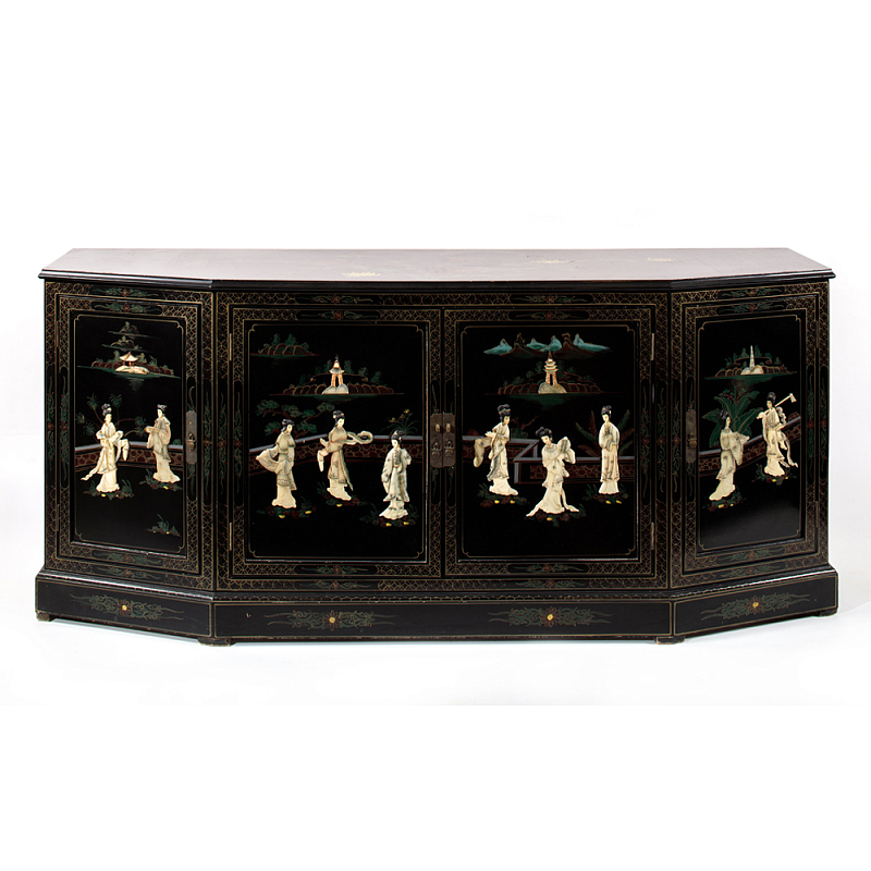 Комод в китайском стиле Chinese Black Chest of Drawers Нидерланды Мульти Черный Комод в китайском стиле Chinese Black Chest of Drawers Нидерланды Мульти Черный в Ульяновске | Loft Concept