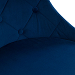 Стул в темно-синей велюровой обивке Ward Dark Blue Velour Chair варинант исполнения - 5 | Loft Concept в Ульяновске