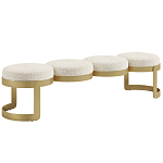 Дизайнерская Банкетка Leola латунь  варинант исполнения - 1 | Loft Concept в Ульяновске