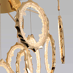 Потолочный светильник светодиодный с золотистым каркасом Ring of Fire варинант исполнения - 3 | Loft Concept в Ульяновске