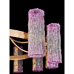 Люстра круглая с текстурными цилиндрическими плафонами Glimpse варинант исполнения - 3 | Loft Concept в Ульяновске