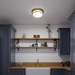 Потолочный светильник с белым матовым стеклянным плафоном в форме перевернутого конуса Hinkley варинант исполнения - 4 | Loft Concept в Ульяновске