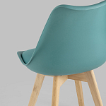 Стул с основой из пластика и мягким сиденьем Arvika Azure варинант исполнения - 6 | Loft Concept в Ульяновске