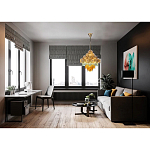 Люстра с каскадом из разноцветных круглых подвесов Key Lustar варинант исполнения - 2 | Loft Concept в Ульяновске