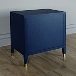 Тумба прикроватная с двумя ящиками Elsa Dreams Blue варинант исполнения - 4 | Loft Concept в Ульяновске