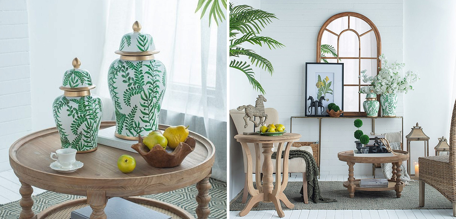 Ваза с крышкой Green Plant Vase Ваза с крышкой Green Plant Vase - Loft-Concept в Ульяновске