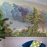 Обои ручная роспись Le Brésil Eden варинант исполнения - 3 | Loft Concept в Ульяновске