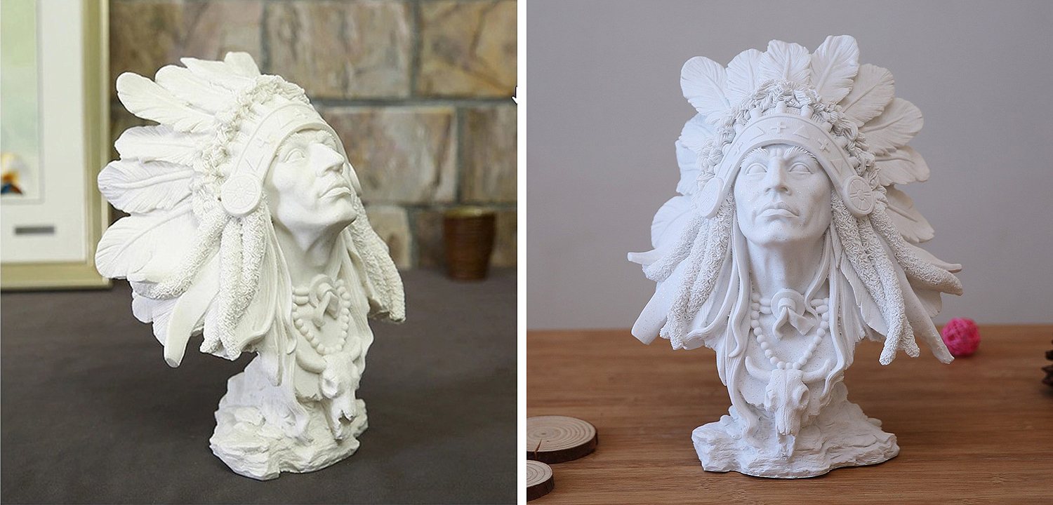 Native american indian figurine A Native american indian figurine A - Loft-Concept в Ульяновске