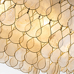 Люстра многоярусная с декором из натуральной морской ракушки Iridescent Light варинант исполнения - 5 | Loft Concept в Ульяновске