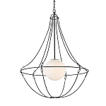 Подвесной светильник из тонких прутьев в форме колокола Forged Thin Rods варинант исполнения - 3 | Loft Concept в Ульяновске