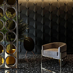 Гипсовая 3D Панель BATOID варинант исполнения - 1 | Loft Concept в Ульяновске