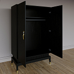 Платяной шкаф Elsa Dreams Black с 2-мя фасадами варинант исполнения - 1 | Loft Concept в Ульяновске