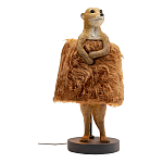 Настольная лампа Цурикат плафон из меха варинант исполнения - 1 | Loft Concept в Ульяновске