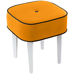 Квадратный мягкий пуф на белых ножках Winton Pouf Square варинант исполнения - 23 | Loft Concept в Ульяновске