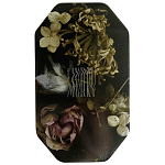 Шкатулка из эпоксидной смолы с цветами черная Epoxy Resin Box Black варинант исполнения - 1 | Loft Concept в Ульяновске