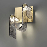 Бра волнистой формы из фактурного стекла Wave варинант исполнения - 3 | Loft Concept в Ульяновске