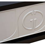 Тумбочка прикроватная с ящиком черно-серого цвета Noble Nightstand варинант исполнения - 3 | Loft Concept в Ульяновске