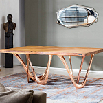 Обеденный стол прямоугольный с фигурными ножками G-table варинант исполнения - 2 | Loft Concept в Ульяновске