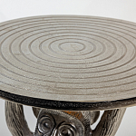 Столик с подстольем в виде обезьянки Bombay Nickel варинант исполнения - 3 | Loft Concept в Ульяновске