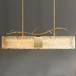 Люстра прямоугольная из фактурного стекла Chandelier Beam варинант исполнения - 5 | Loft Concept в Ульяновске