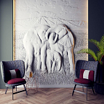 Барельеф ELEPHANTS варинант исполнения - 2 | Loft Concept в Ульяновске