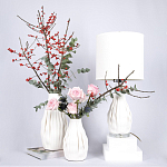 Настольная лампа керамическая бежевая Amazonia варинант исполнения - 2 | Loft Concept в Ульяновске