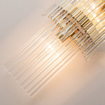 Бра с золотистым основанием и прозрачными трубками Nembus варинант исполнения - 4 | Loft Concept в Ульяновске