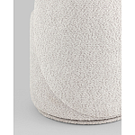 Пуф Loreen со спинкой вращающийся букле светло-серый варинант исполнения - 3 | Loft Concept в Ульяновске