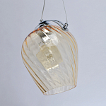 Подвесной светильник со стеклянном плафоном в форме бокала Kaleido варинант исполнения - 4 | Loft Concept в Ульяновске