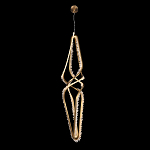 Подвесной светильник с декоративными элементами в виде кристаллов Smooth Shine варинант исполнения - 1 | Loft Concept в Ульяновске