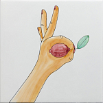 Плитка дизайнерская с рисунком Лимон варинант исполнения - 2 | Loft Concept в Ульяновске