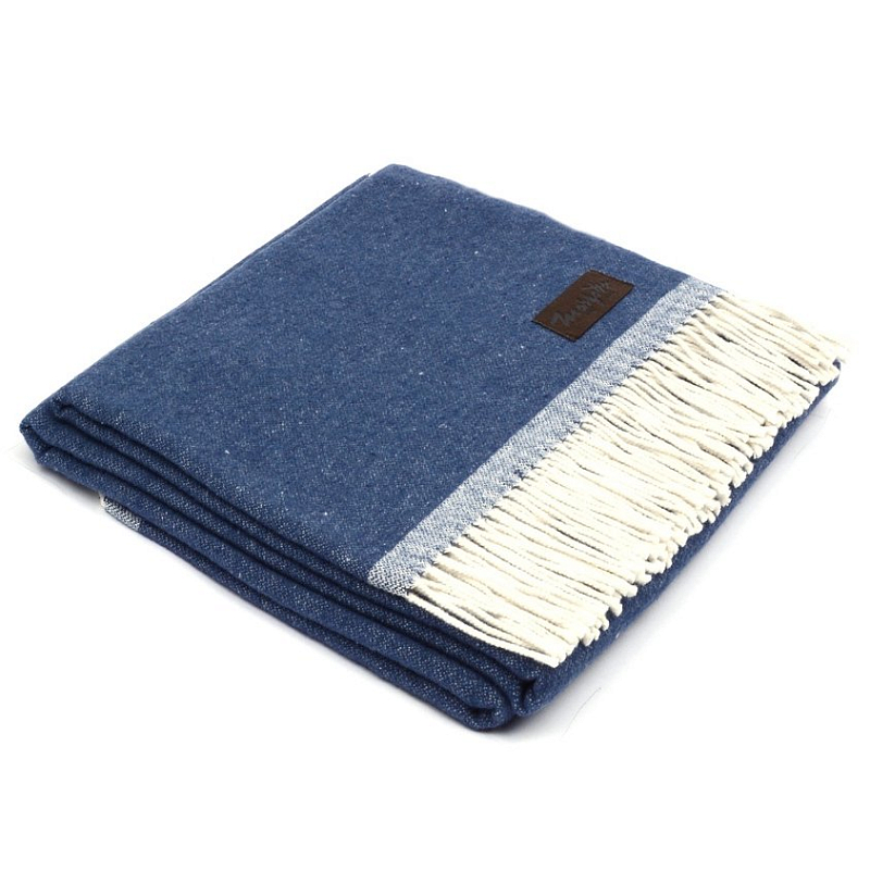 Плед SARA 4000 Marzotto Синий в Ульяновске | Loft Concept 