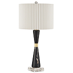 Настольная лампа с плиссированным цилиндрическим абажуром Tightened Waist варинант исполнения - 3 | Loft Concept в Ульяновске