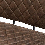 Стул с темно-коричневой обивкой из экокожи Benderson варинант исполнения - 8 | Loft Concept в Ульяновске