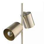 Настольная лампа золотистая на белом мраморном основании Streams of Light варинант исполнения - 4 | Loft Concept в Ульяновске