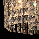 Потолочный светильник круглый с прозрачными подвесками Lunet варинант исполнения - 16 | Loft Concept в Ульяновске