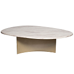 Стол журнальный овальный с контрастным основанием Subsequence варинант исполнения - 2 | Loft Concept в Ульяновске