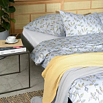 Постельное белье из сатина с рисунком 200х220 см Aurora Allure Sprout варинант исполнения - 4 | Loft Concept в Ульяновске