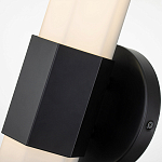 Бра для ванных комнат вертикальное с длинным белым матовым плафоном в форме шестиугольника на круглом основании Hinkley варинант исполнения - 2 | Loft Concept в Ульяновске