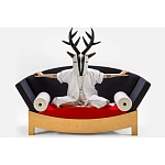 Дизайнерский диван с двумя подушками-валиками Poltronova Mitzi Sofa варинант исполнения - 9 | Loft Concept в Ульяновске