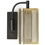 Бра с плафоном из перфорированного металла Elledge Wall Lamp варинант исполнения - 12 | Loft Concept в Ульяновске