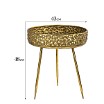 Столик дизайнерский Coth of gold варинант исполнения - 8 | Loft Concept в Ульяновске