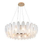 Люстра Mont Saint-Michel Золотая с Рельефным Стеклом варинант исполнения - 1 | Loft Concept в Ульяновске