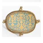 Чаша с орнаментом на ножках в виде бронзовых ангелов Eden Garden варинант исполнения - 4 | Loft Concept в Ульяновске