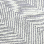 Плед из шерсти мериноса серого цвета 130×180 см Gray Waves варинант исполнения - 3 | Loft Concept в Ульяновске