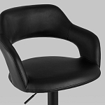 Барный стул черного цвета Strohach варинант исполнения - 7 | Loft Concept в Ульяновске